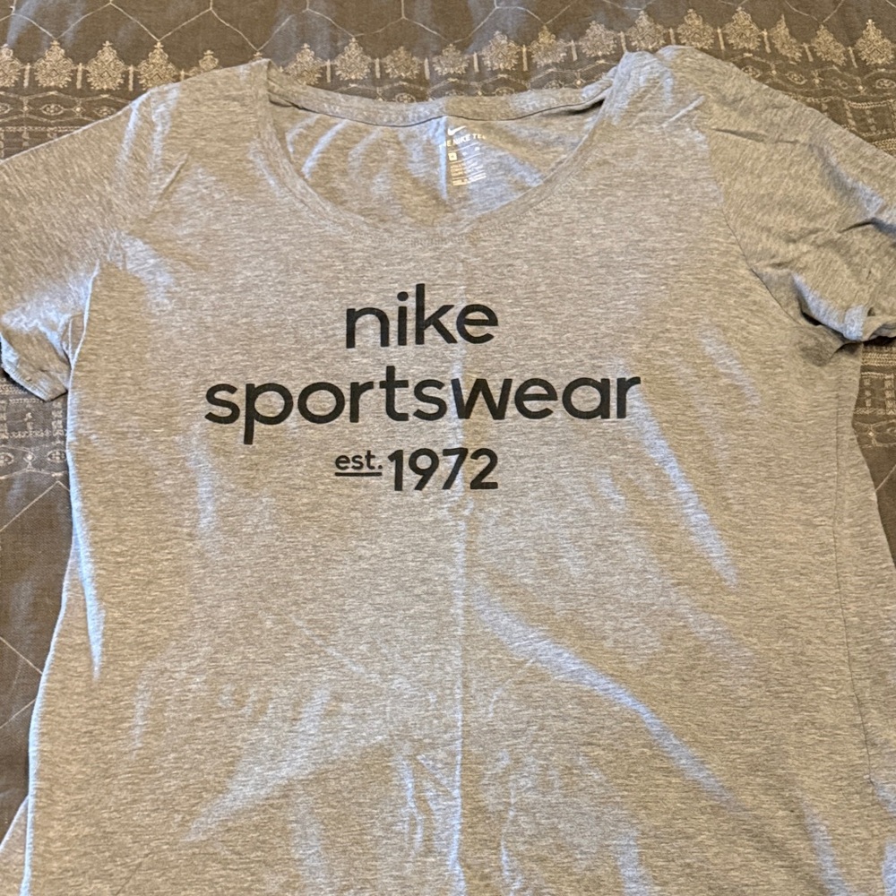 Nike Sportswear Heather Gray Tee